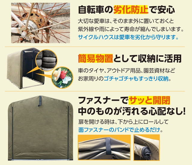 M-SB30 アルミフレームサイクルハウス | リンエイ株式会社商品発注サイト